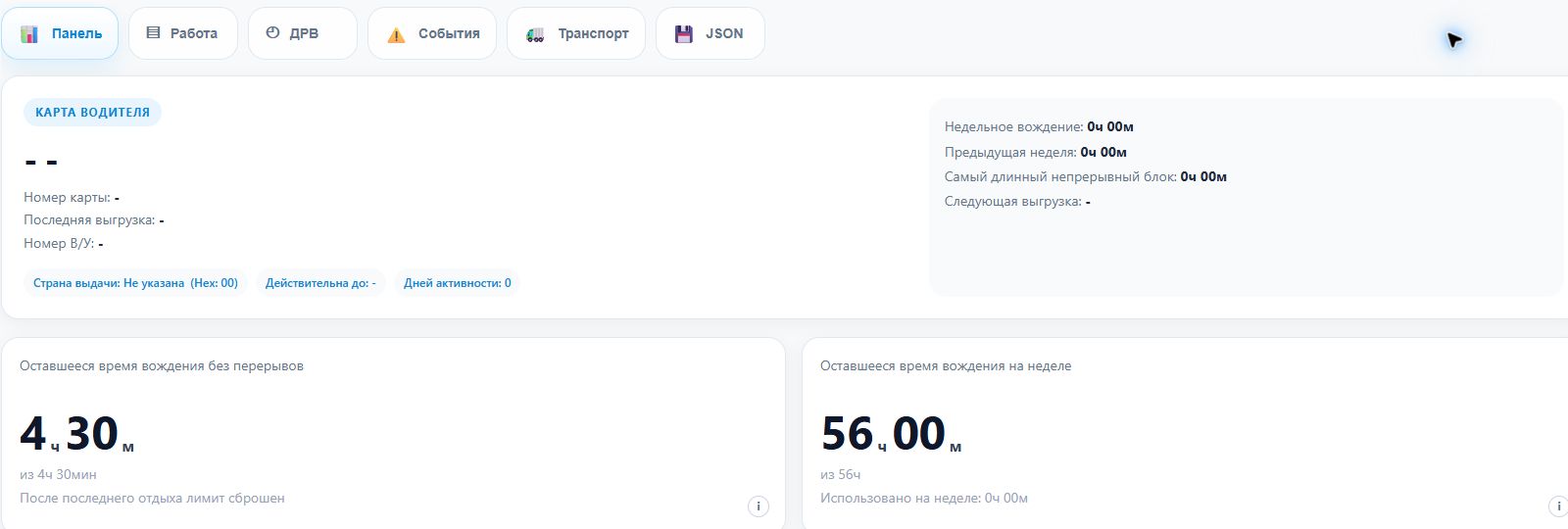 Анализ водителя